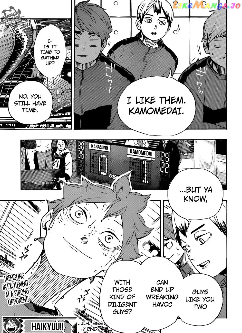 Haikyuu!!, Chapter 358 image 18